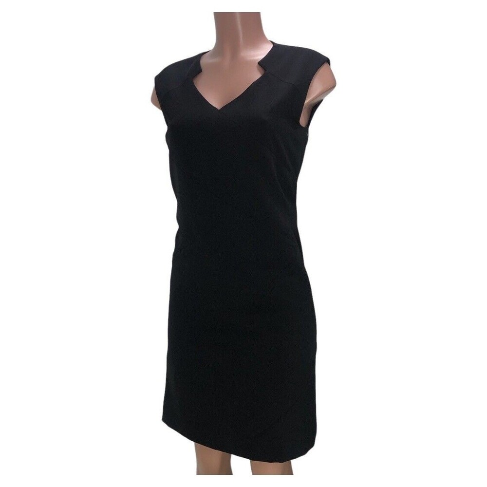 ALEX MARIE WOMEN DRESS SZ |4| SLEEVELESS BLACK V NECK Retail $128 - Picture 16 of 16